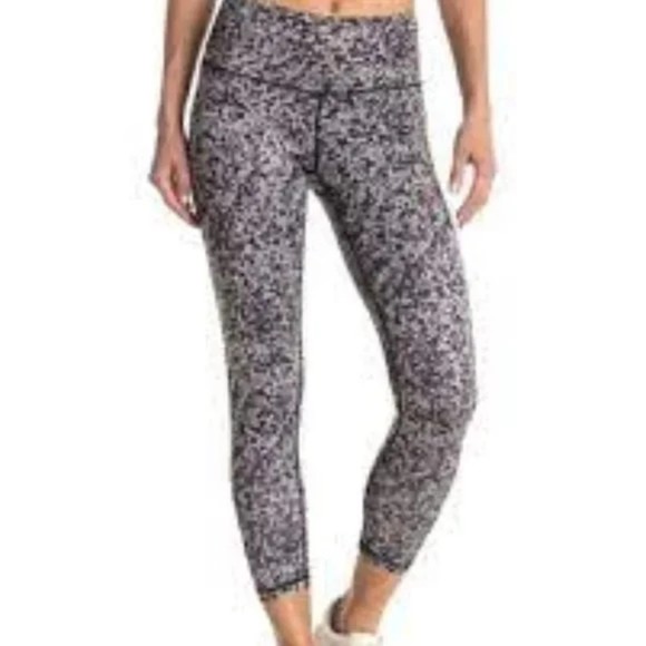 Zella Pants - ZELLA Leggings Tie Dye High Waist Active Athletic Yoga Pants Black Gray Small